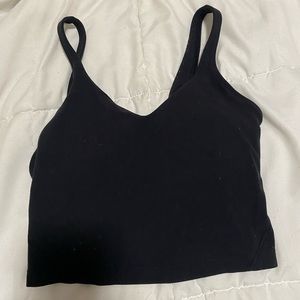 black lululemon align tank size 4